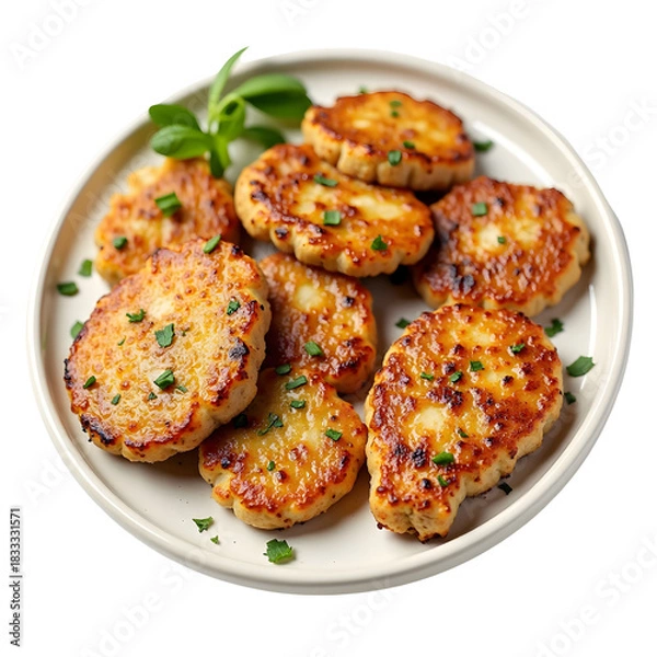 Obraz Chicken cutlets isolated