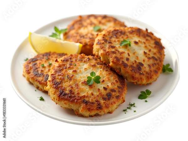 Obraz Chicken cutlets isolated