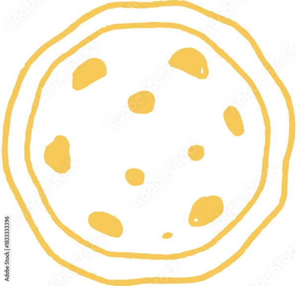 Obraz Cookie Outline Simple Circles Outline