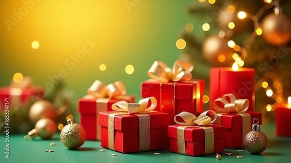 Obraz christmas gift box