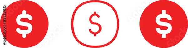 Fototapeta Cost Reduction Icon vectors