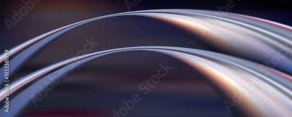 Fototapeta Abstract background created using colorful overlaid stripes. Vector illustration, can be used for presentations, graphic designs brochures, web design.