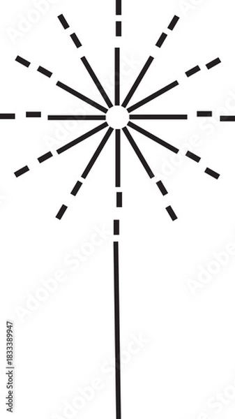 Obraz Basic Celebration Firework Vector