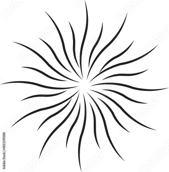 Obraz Basic Firework Explosion Icon