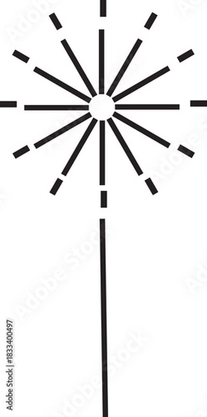 Obraz Simple Festival Firework Shape