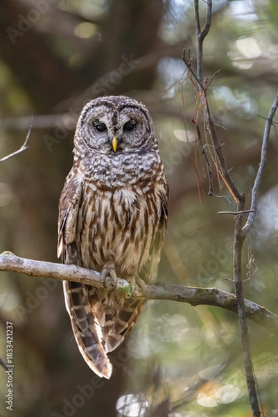 Obraz barred owl