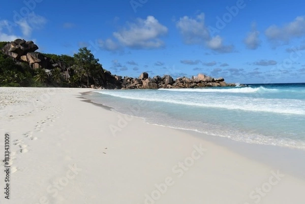 Obraz Grande Anse La Digue SEYCHELLES