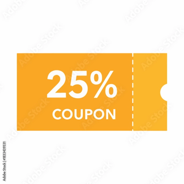 Obraz Ticket sale label vector