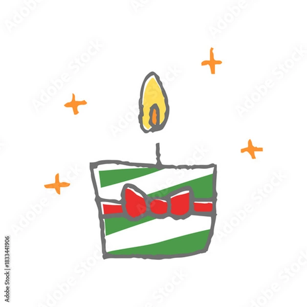 Obraz クリスマス　小物　キャンドル
　
