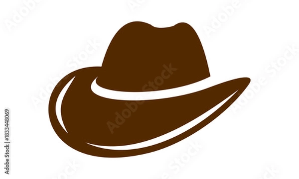 Obraz cowboy hat vector icon logo