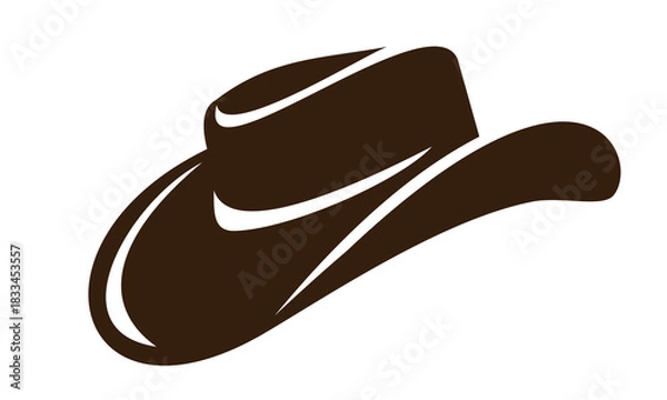 Obraz icon cowboy hat vector logo