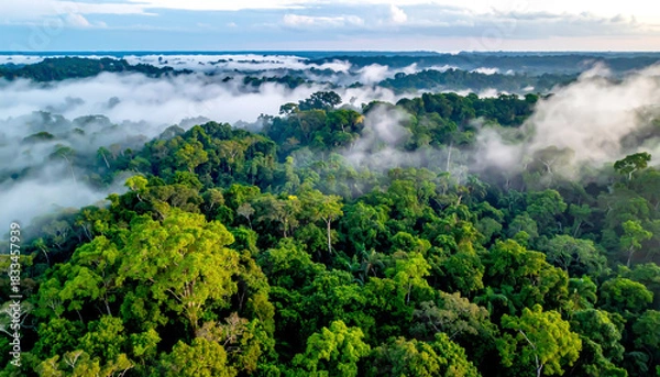 Obraz Dschungel von oben 