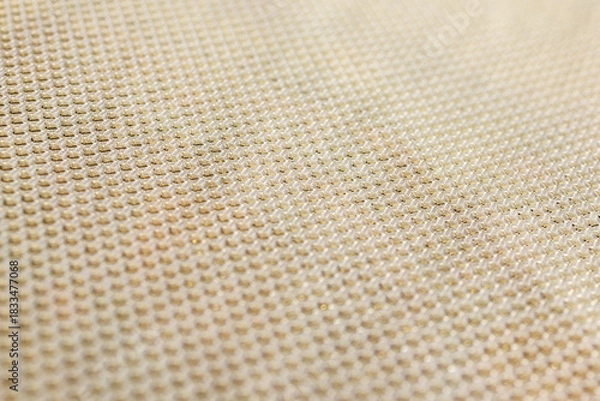 Fototapeta fabric texture beige gold textile background macro
