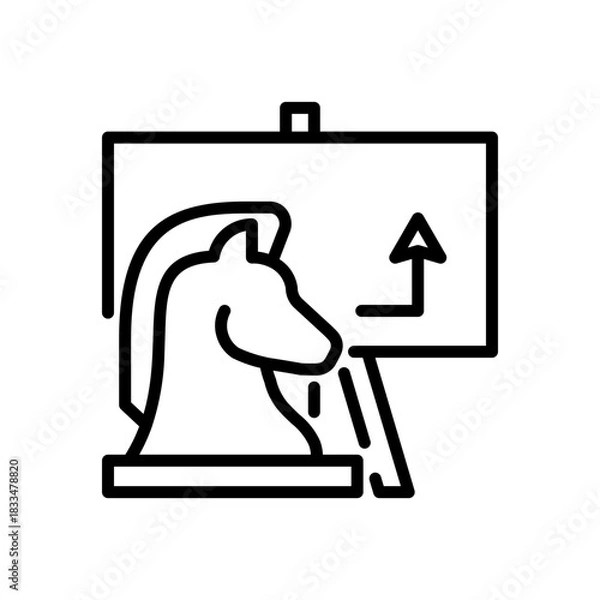 Fototapeta Kaizen Strategy Continuous Improvement Icon