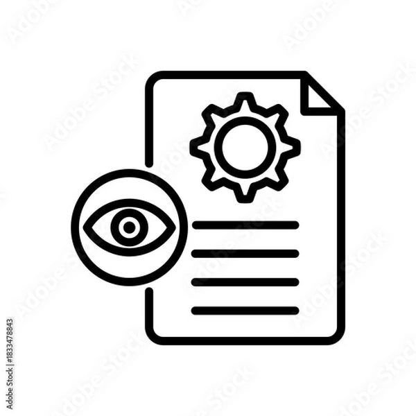 Fototapeta Kaizen Visual Continuous Improvement Icon