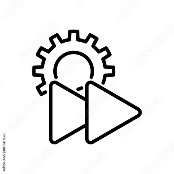 Fototapeta Kaizen Continuous Continuous Improvement Icon