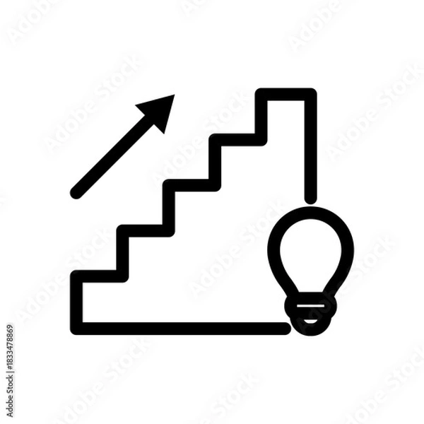 Fototapeta Kaizen Advancement Continuous Improvement Icon