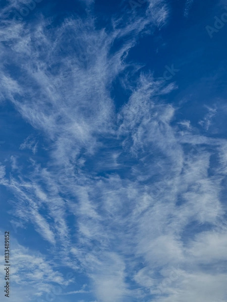 Fototapeta blue sky with clouds