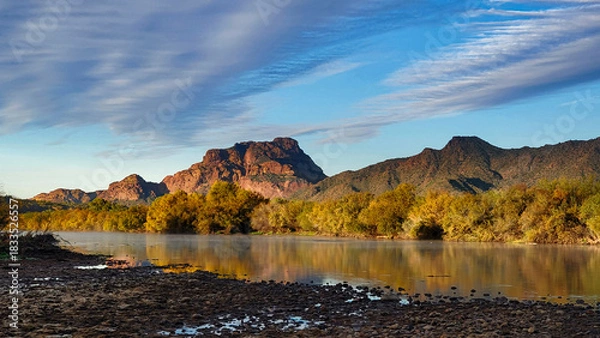 Fototapeta Salt River in Arizona 