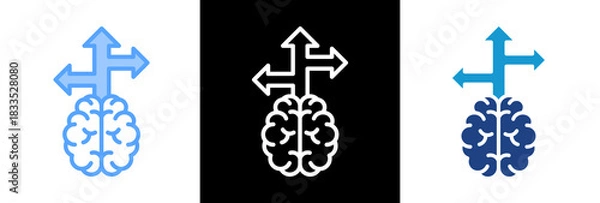 Obraz Mental Flexibility triplestyle icon