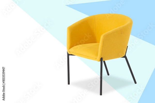 Obraz Chair 3 view for Home Office Use Contemporary Study Chair with Breathable Perforated Design Adjustable Task Chair with Padded Seat and Arm Support.