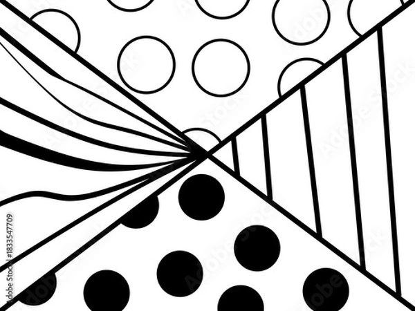 Obraz black and white abstract background