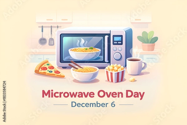 Obraz Abstract Gradient Mesh Microwave Oven Day Poster