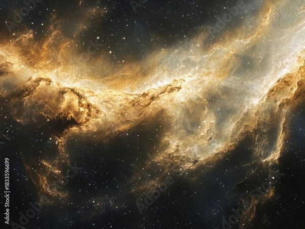 Fototapeta Star field in space a nebulae and a gas congestion.