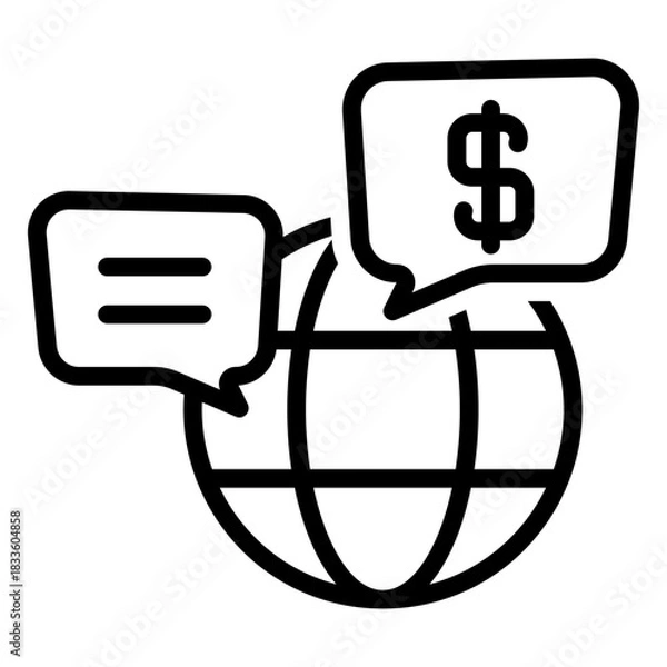 Obraz global marketing
