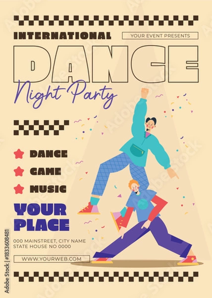 Obraz Dance Party Flyer