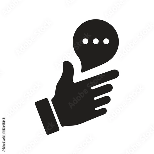 Obraz Chat message speech bubble icon