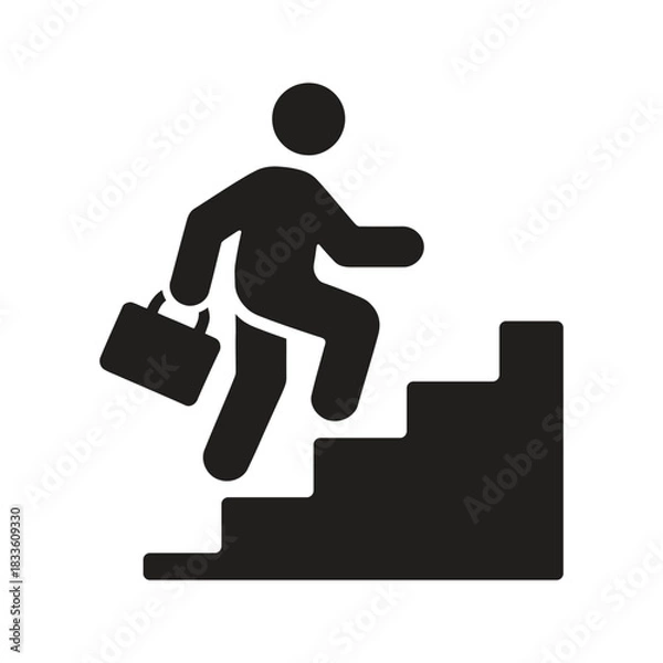 Obraz Business steps icon