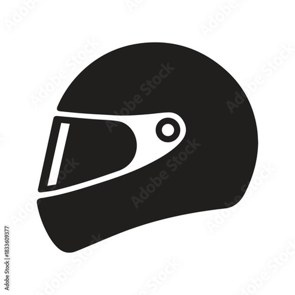 Obraz Motorbike helmet icon