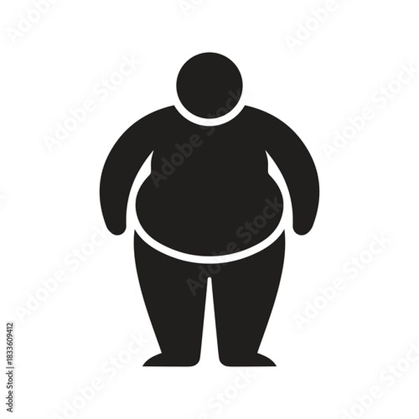 Obraz Overweight icon