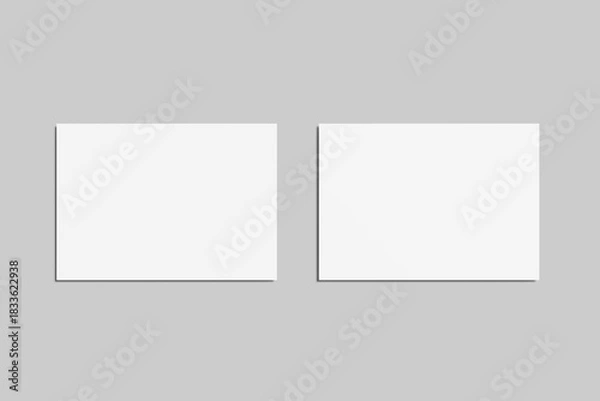 Obraz A6 Postcard Blank Mockup