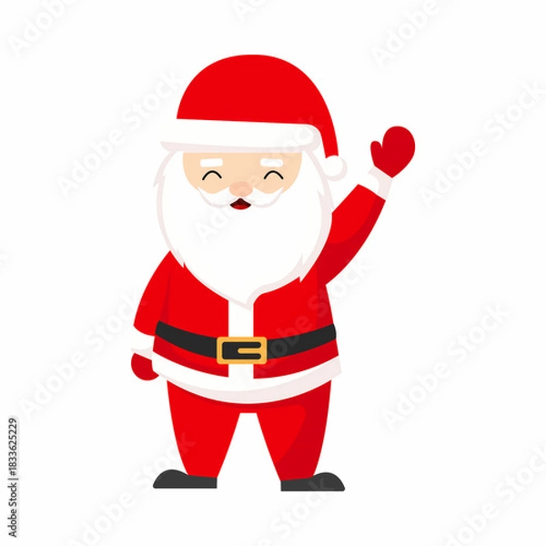 Obraz santa claus with gift