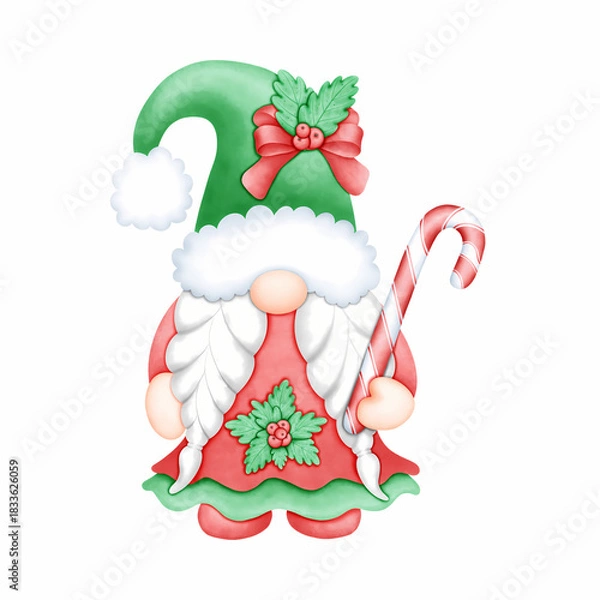 Obraz santa claus with gift