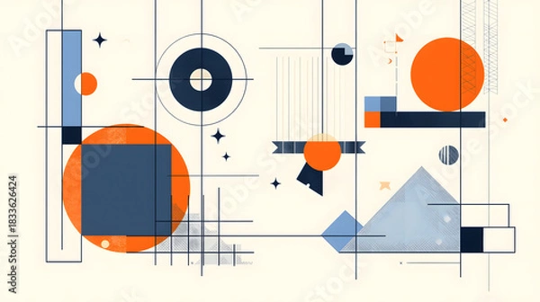 Obraz vector illustration of an abstract background