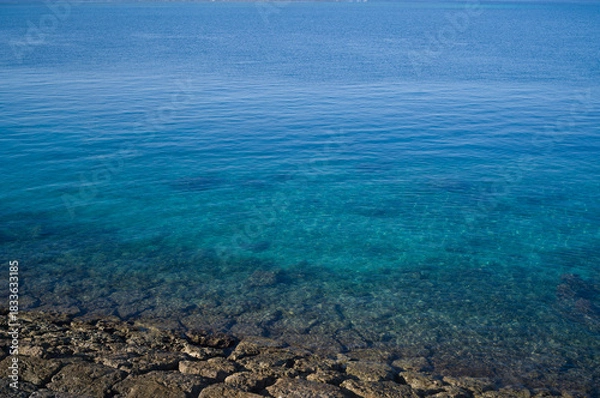 Obraz 沖縄の海と公園