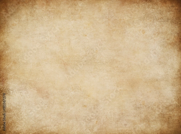 Fototapeta Old Paper na mapę skarbów lub litera w stylu vintage