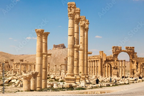 Obraz The ancient ruins of Palmyra, Syria