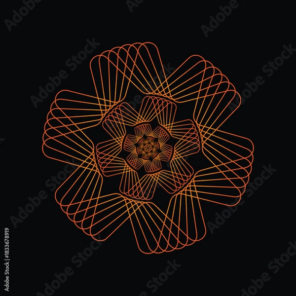 Obraz Transform flower vector design