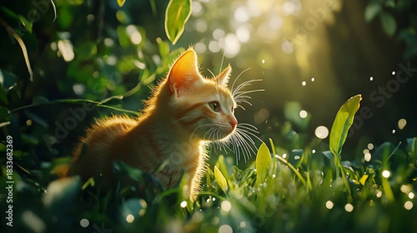 Obraz squirrel in the forest