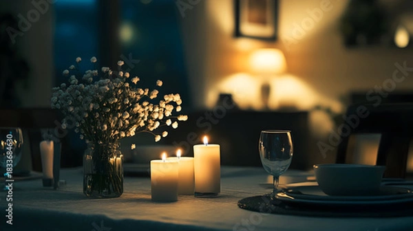 Obraz candles in the night