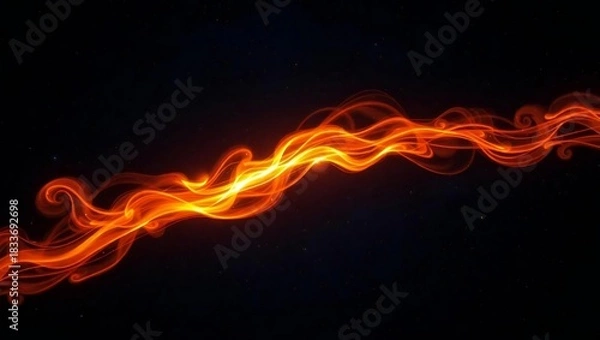 Obraz fire flames background