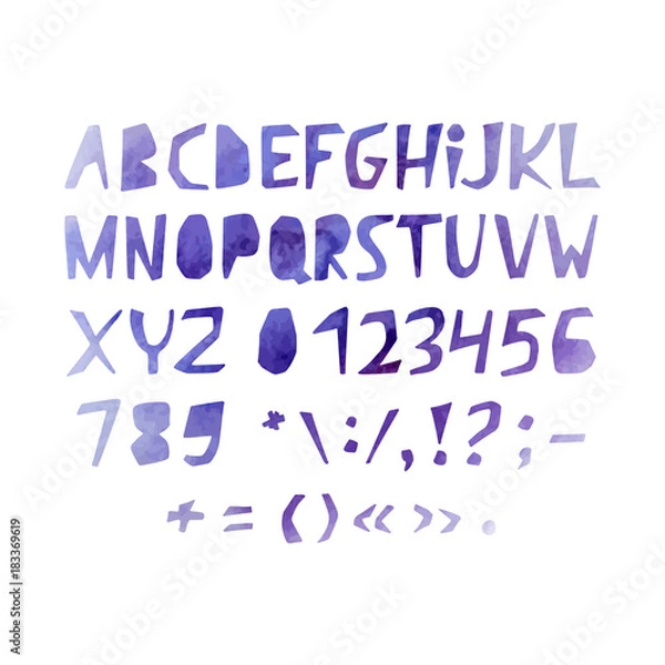 Obraz Funny alphabet. Vector abc.