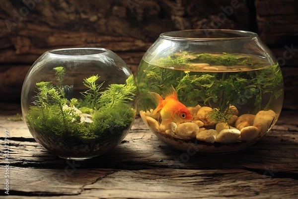 Obraz fish in a bowl