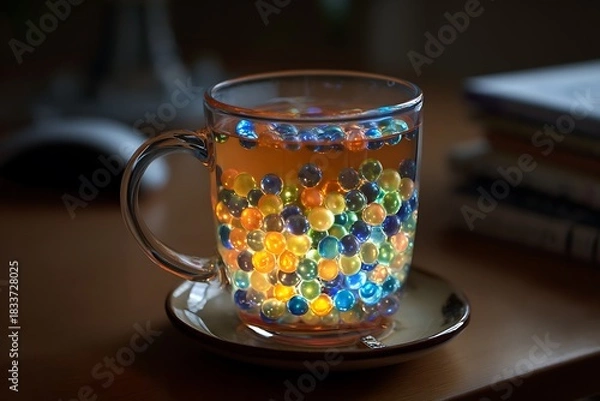 Obraz cup filled with glowing marble