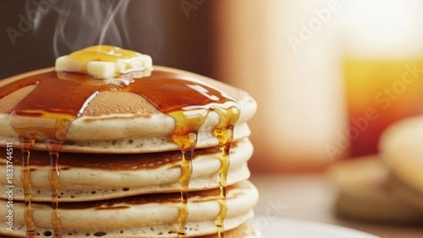 Obraz Pancake Stack Illustration
