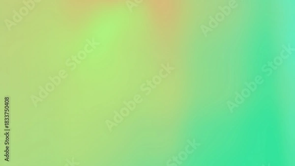 Obraz Green teal gradient abstract background smooth soft